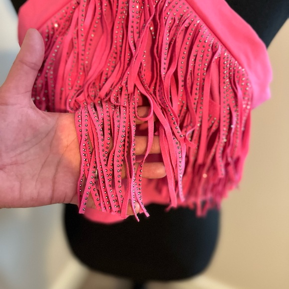 Fringe Halter Top XL - Picture 2 of 9